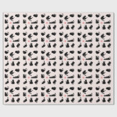 Dwaas Zwarte Katten Cadeaupapier (Vlak)