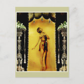 Dwaasheden Ballerina_border Briefkaart (Voorkant)