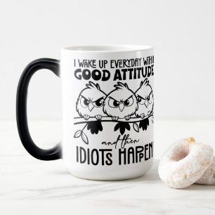Dwaasheden Gebeuren Funny Bird Citaat Cadeaus Magische Mok