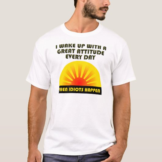 Dwaasheden Gebeuren Grappig T-shirt (Voorkant)
