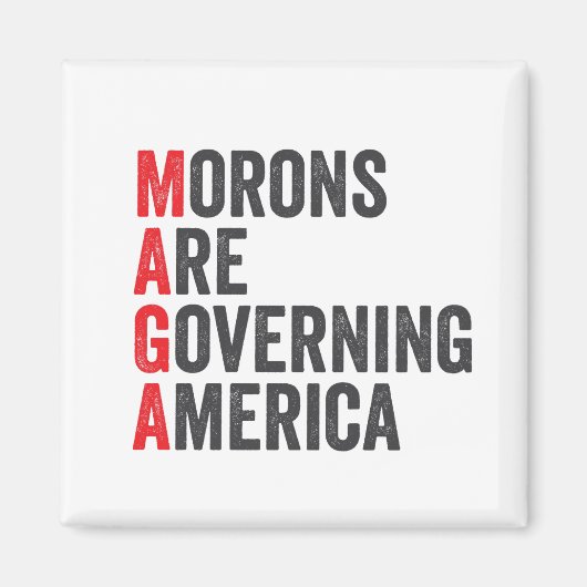 Dwaasheid regeert Amerika 4 juli  Magneet (Voorkant)