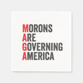 Dwaasheid regeert Amerika 4 juli  Servet (Voorkant)