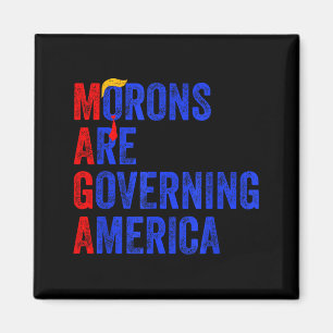 Dwaasheid regeert Amerika Grappig Trump 2024 _3 Magneet