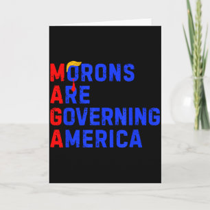 Dwaasheid regeert Amerika Grappig Trump 2024 _4  Kaart