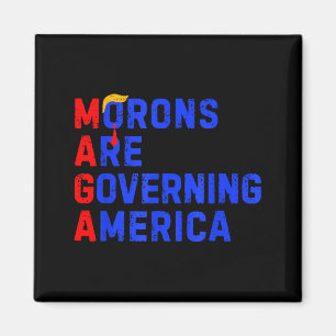 Dwaasheid regeert Amerika Grappig Trump 2024 _4 Magneet
