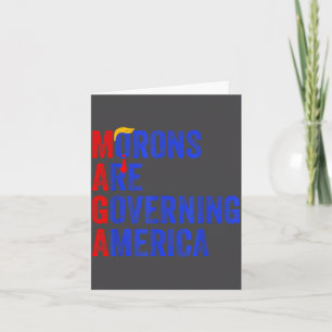 Dwaasheid regeert Amerika Grappig Trump 2024 Kaart