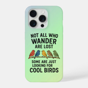 Dwalende Natuurliefhebber Op Zoek Naar Coole Vogel iPhone 15 Pro Case