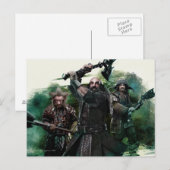 Dwalin, Nori en Bofur Graphic Briefkaart (Voorkant / Achterkant)
