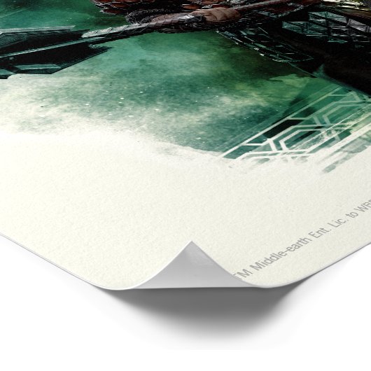 Dwalin, Nori en Bofur Graphic Poster (Hoek)