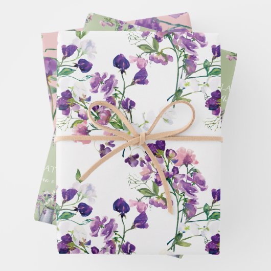 Dwangerwt gefeliciteerd met het verpakken van papi inpakpapier vel (In situ)