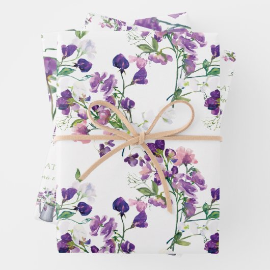 Dwangerwt gefeliciteerd met het verpakken van papi inpakpapier vel (In situ)