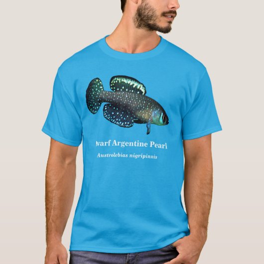Dwarf Argentine Pearl Fish T-shirt (Voorkant)