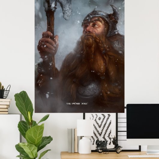Dwarf Axel-Poster Poster (Thuiskantoor)
