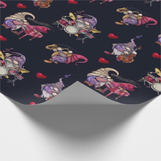 Dwarf Band in Concert Love is in de lucht Cadeaupapier (Hoek)