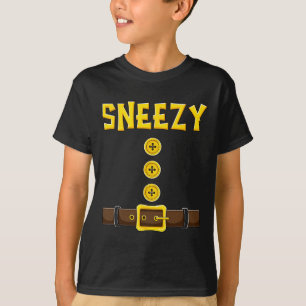 Dwarf Easy Halloween Costume Matching Group Couple T-shirt