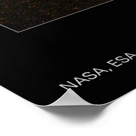 Dwarf Galaxy NGC 1705 Hubble Telescope Poster (Hoek)