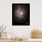 Dwarf Galaxy NGC 1705 Hubble Telescope Poster (Keuken)