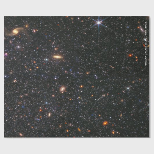 Dwarf Galaxy WLM James Webb Space Telescope Hi-Res Cadeaupapier (Vlak)