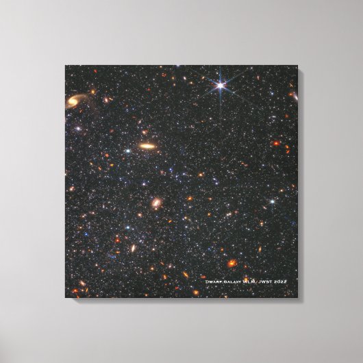 Dwarf Galaxy WLM James Webb Space Telescope Hi-Res Canvas Afdruk (Voorkant)