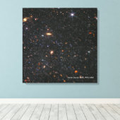 Dwarf Galaxy WLM James Webb Space Telescope Hi-Res Canvas Afdruk (Insitu (Houten vloer))