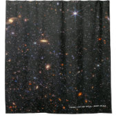 Dwarf Galaxy WLM James Webb Space Telescope Hi-Res Douchegordijn (Voorkant)