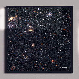Dwarf Galaxy WLM James Webb Space Telescope Hi-Res Poster
