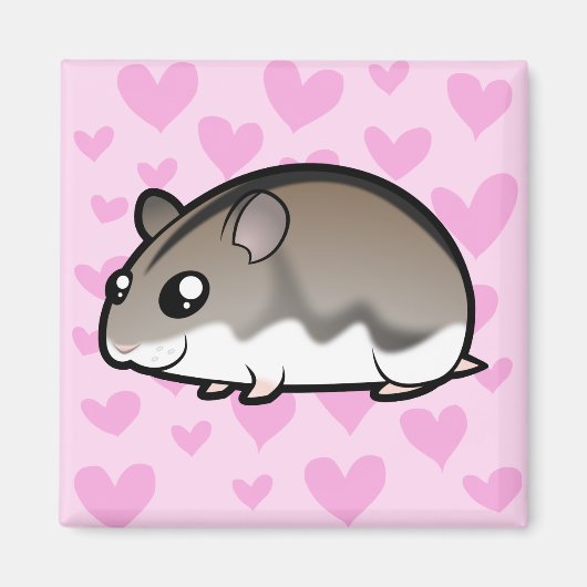 Dwarf Hamster Love Magneet (Voorkant)