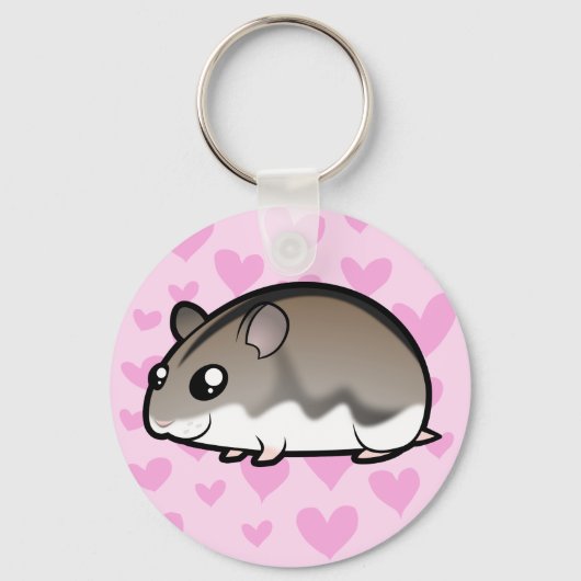 Dwarf Hamster Love Sleutelhanger (Voorkant)