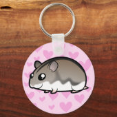 Dwarf Hamster Love Sleutelhanger (Voorkant)