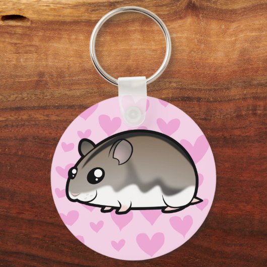 Dwarf Hamster Love Sleutelhanger (Voorkant)