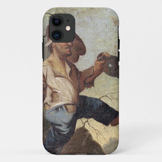 Dwarf Holding a Jug (olie op canvas neergezet op p Case-Mate iPhone Case (Achterkant)
