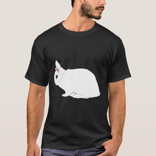 Dwarf Hotot Rabbit T-shirt (Voorkant)