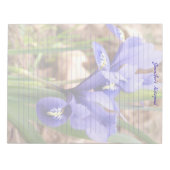 Dwarf Iris Floral Lined Notepad Notitieblok (Voorkant)