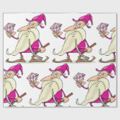 Dwarf met diamant cadeaupapier (Vlak)