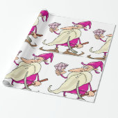 Dwarf met diamant cadeaupapier (Uitgerold)