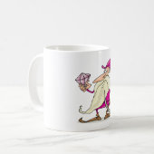 Dwarf met diamant koffiemok (Voorkant links)