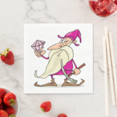 Dwarf met diamant servet (Insitu)