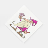 Dwarf met diamant servet (Hoek)