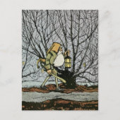 Dwarf met een Lantern Briefkaart (Voorkant)