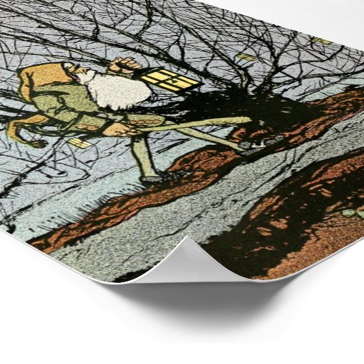 Dwarf met een Lantern Poster (Hoek)