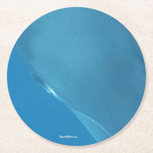 Dwarf Minke Eye Ronde Kartonnen Onderzetter (Voorkant)