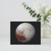 Dwarf Planet Pluto Briefkaart (Staand voorkant)