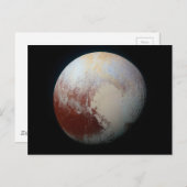 Dwarf Planet Pluto Briefkaart (Voorkant / Achterkant)