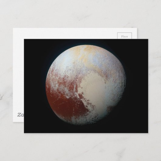 Dwarf Planet Pluto Briefkaart (Voorkant / Achterkant)