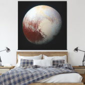 Dwarf Planet Pluto Canvas Afdruk (Insitu (Slaapkamer))