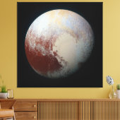 Dwarf Planet Pluto Canvas Afdruk (Insitu (Woonkamer))