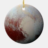 Dwarf Planet Pluto door NASA New Horizons 2015 Pho Keramisch Ornament (Achterkant)