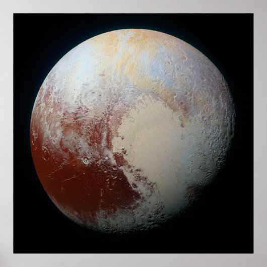 Dwarf Planet Pluto Poster (Voorkant)