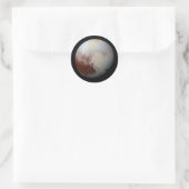 Dwarf Planet Pluto Ronde Sticker (Tas)