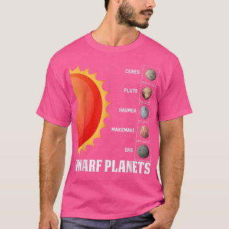 Dwarf Planets Space Explorer Astronaut Astronomer T-shirt